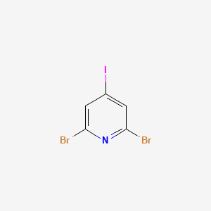 2,6-Dibromo-4-iodopyridine chemical structure (CAS 1160184-14-4)