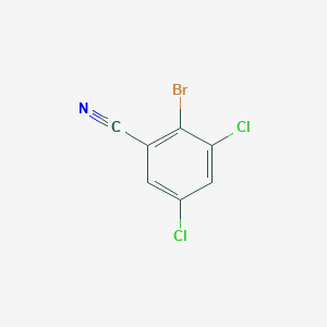 2-Bromo-3,5-dichlorobenzonitrile chemical structure (CAS 1160574-39-9)