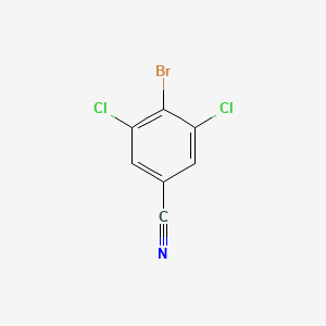 4-Bromo-3,5-dichlorobenzonitrile chemical structure (CAS 1160574-40-2)