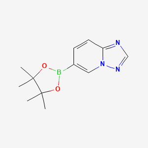 [1,2,4]Triazolo[1,5-a]pyridine-6-boronic Acid Pinacol Ester chemical structure (CAS 1160790-18-0)