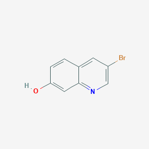 3-Bromoquinolin-7-ol chemical structure (CAS 1160949-99-4)