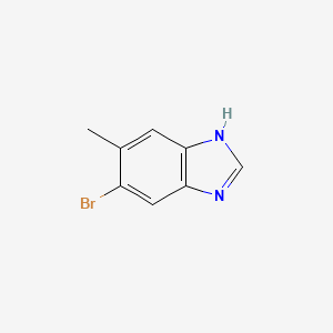 5-Bromo-6-methyl-1H-benzo[d]imidazole chemical structure (CAS 116106-16-2)