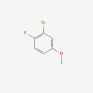 3-Bromo-4-fluoroanisole chemical structure (CAS 1161497-23-9)