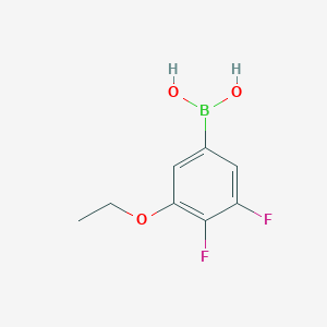 3,4-Difluoro-5-ethoxyphenylboronic acid chemical structure (CAS 1162261-96-2)