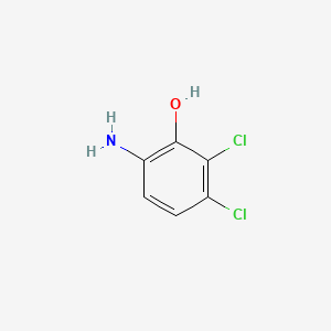6-Amino-2,3-dichlorophenol chemical structure (CAS 116278-69-4)