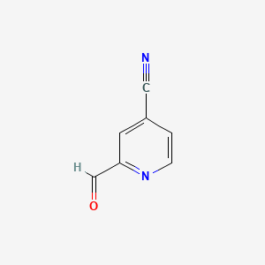 2-Formylisonicotinonitrile chemical structure (CAS 116308-38-4)