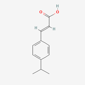 (E)-3-(4-Isopropylphenyl)acrylic acid chemical structure (CAS 116373-36-5)
