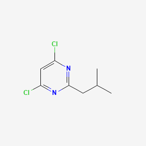 4,6-Dichloro-2-isobutylpyrimidine chemical structure (CAS 1164116-18-0)
