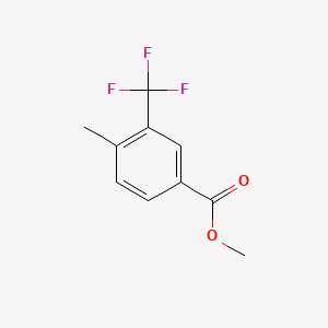 Methyl 4-methyl-3-(trifluoromethyl)benzoate chemical structure (CAS 116419-94-4)