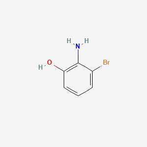 2-Amino-3-bromophenol chemical structure (CAS 116435-77-9)