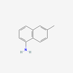 6-Methylnaphthalen-1-amine chemical structure (CAS 116530-22-4)