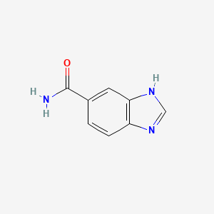 1H-Benzo[d]imidazole-6-carboxamide chemical structure (CAS 116568-17-3)