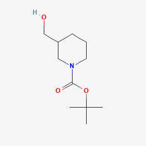 tert-Butyl 3-(hydroxymethyl)piperidine-1-carboxylate chemical structure (CAS 116574-71-1)