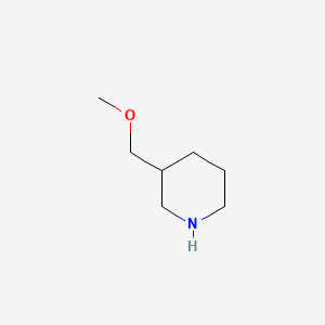 3-(Methoxymethyl)piperidine chemical structure (CAS 116574-72-2)