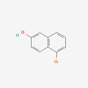 5-Bromonaphthalen-2-ol chemical structure (CAS 116632-05-4)