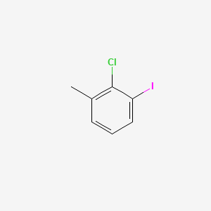2-Chloro-1-iodo-3-methylbenzene chemical structure (CAS 116632-40-7)