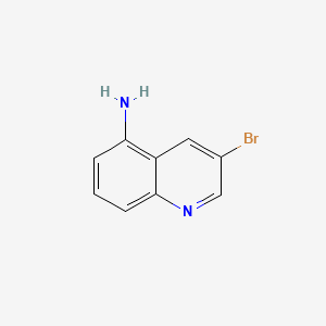 3-Bromoquinolin-5-amine chemical structure (CAS 116632-57-6)