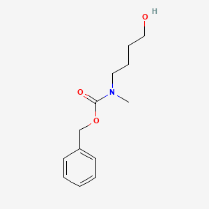 Benzyl (4-hydroxybutyl)(methyl)carbamate chemical structure (CAS 116644-44-1)