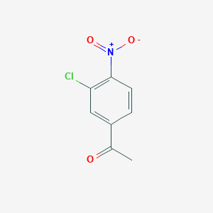 1-(3-Chloro-4-nitrophenyl)ethanone chemical structure (CAS 116686-84-1)