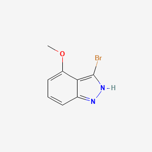 3-Bromo-4-methoxy-1H-indazole chemical structure (CAS 1167055-27-7)
