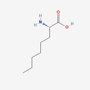 (S)-2-Aminooctanoic acid chemical structure (CAS 116783-26-7)