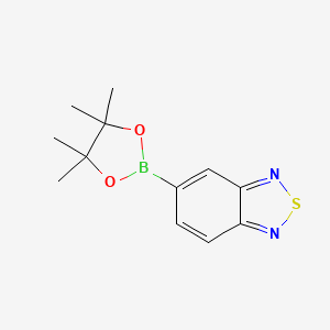 5-(4,4,5,5-Tetramethyl-1,3,2-dioxaborolan-2-yl)benzo[c][1,2,5]thiadiazole chemical structure (CAS 1168135-03-2)