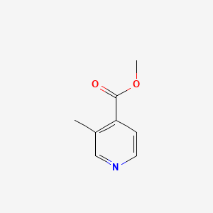 Methyl 3-methylisonicotinate chemical structure (CAS 116985-92-3)