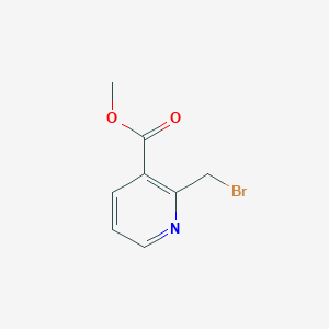 Methyl 2-(bromomethyl)nicotinate chemical structure (CAS 116986-08-4)