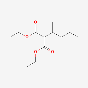 Diethyl 2-(pentan-2-yl)malonate chemical structure (CAS 117-47-5)