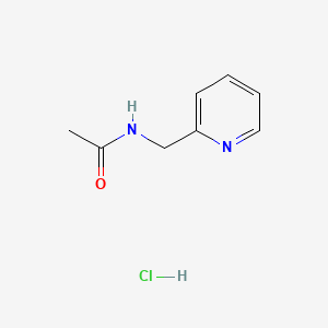 N-(Pyridin-2-ylmethyl)acetamide hydrochloride chemical structure (CAS 1170528-07-0)
