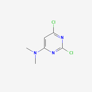 2,6-Dichloro-N,N-dimethylpyrimidin-4-amine chemical structure (CAS 117077-93-7)