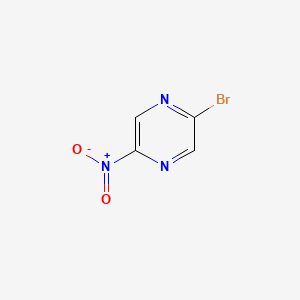 2-Bromo-5-nitropyrazine chemical structure (CAS 117103-53-4)