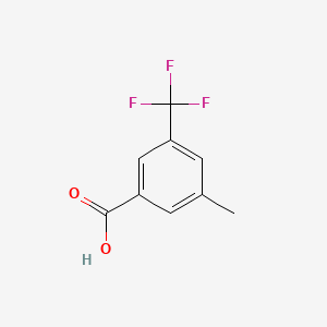 3-Methyl-5-(trifluoromethyl)benzoic acid chemical structure (CAS 117186-02-4)