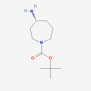(R)-tert-Butyl 4-aminoazepane-1-carboxylate chemical structure (CAS 1174020-26-8)