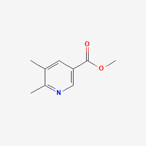 Methyl 5,6-dimethylnicotinate chemical structure (CAS 1174028-18-2)