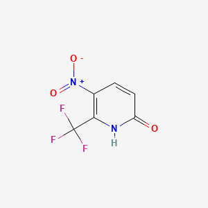 5-Nitro-6-(trifluoromethyl)pyridin-2(1H)-one chemical structure (CAS 117519-19-4)
