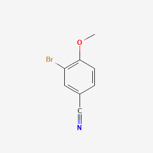 3-Bromo-4-methoxybenzonitrile chemical structure (CAS 117572-79-9)