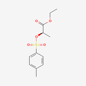 Ethyl (R)-2-(tosyloxy)propanoate chemical structure (CAS 117589-34-1)