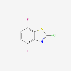 2-Chloro-4,7-difluorobenzo[d]thiazole chemical structure (CAS 1177320-67-0)