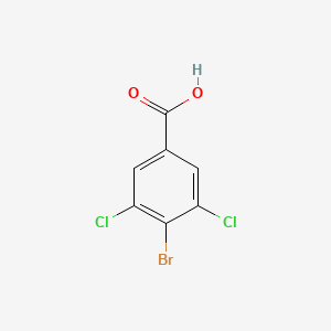 4-Bromo-3,5-dichlorobenzoic acid chemical structure (CAS 117738-75-7)