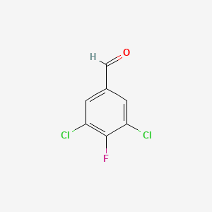 3,5-Dichloro-4-fluorobenzaldehyde chemical structure (CAS 117820-80-1)