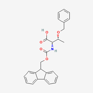 Fmoc-Thr(Bzl)-OH chemical structure (CAS 117872-75-0)