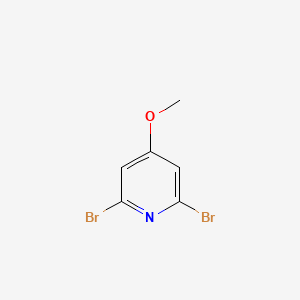 2,6-Dibromo-4-methoxypyridine chemical structure (CAS 117873-72-0)