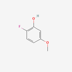 2-Fluoro-5-methoxyphenol chemical structure (CAS 117902-16-6)