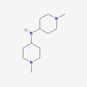 Bis(1-methylpiperidin-4-yl)amine chemical structure (CAS 117927-28-3)