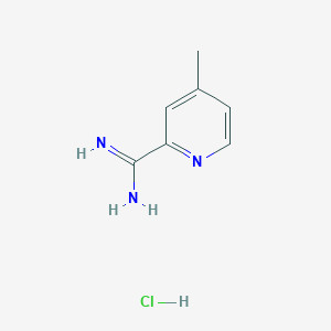 4-Methylpicolinimidamide hydrochloride chemical structure (CAS 1179360-90-7)