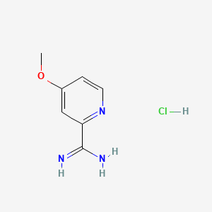 4-Methoxypicolinimidamide hydrochloride chemical structure (CAS 1179361-66-0)