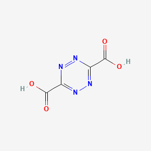 1,2,4,5-Tetrazine-3,6-dicarboxylic acid chemical structure (CAS 117943-07-4)