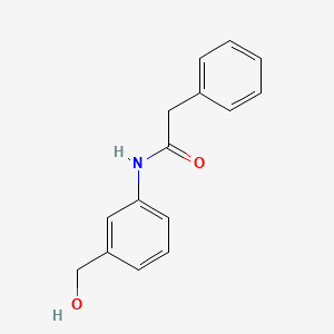 N-(3-(Hydroxymethyl)phenyl)-2-phenylacetamide chemical structure (CAS 1179604-65-9)