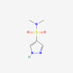 N,N-Dimethyl-1H-pyrazole-4-sulfonamide chemical structure (CAS 1179901-00-8)